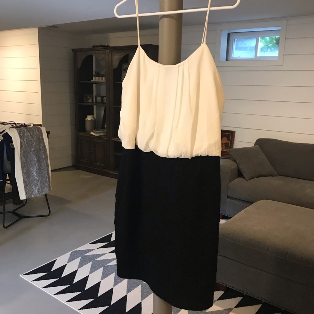 Black and white dress